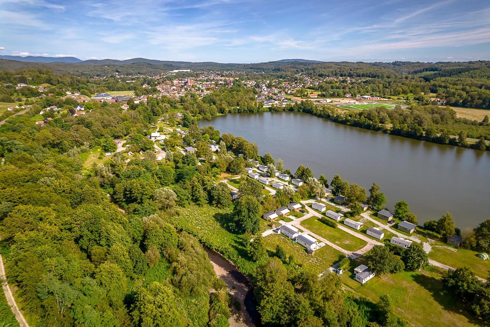 Camping Les Ballastieres - Vosges Du Sud Champagney Exterior foto